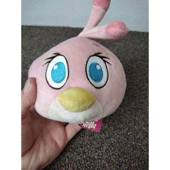 Angry Birds Stella Pink Bird 5" Plush 2014 Rovio Commonwealth (No Sound) - Picture 2 of 9